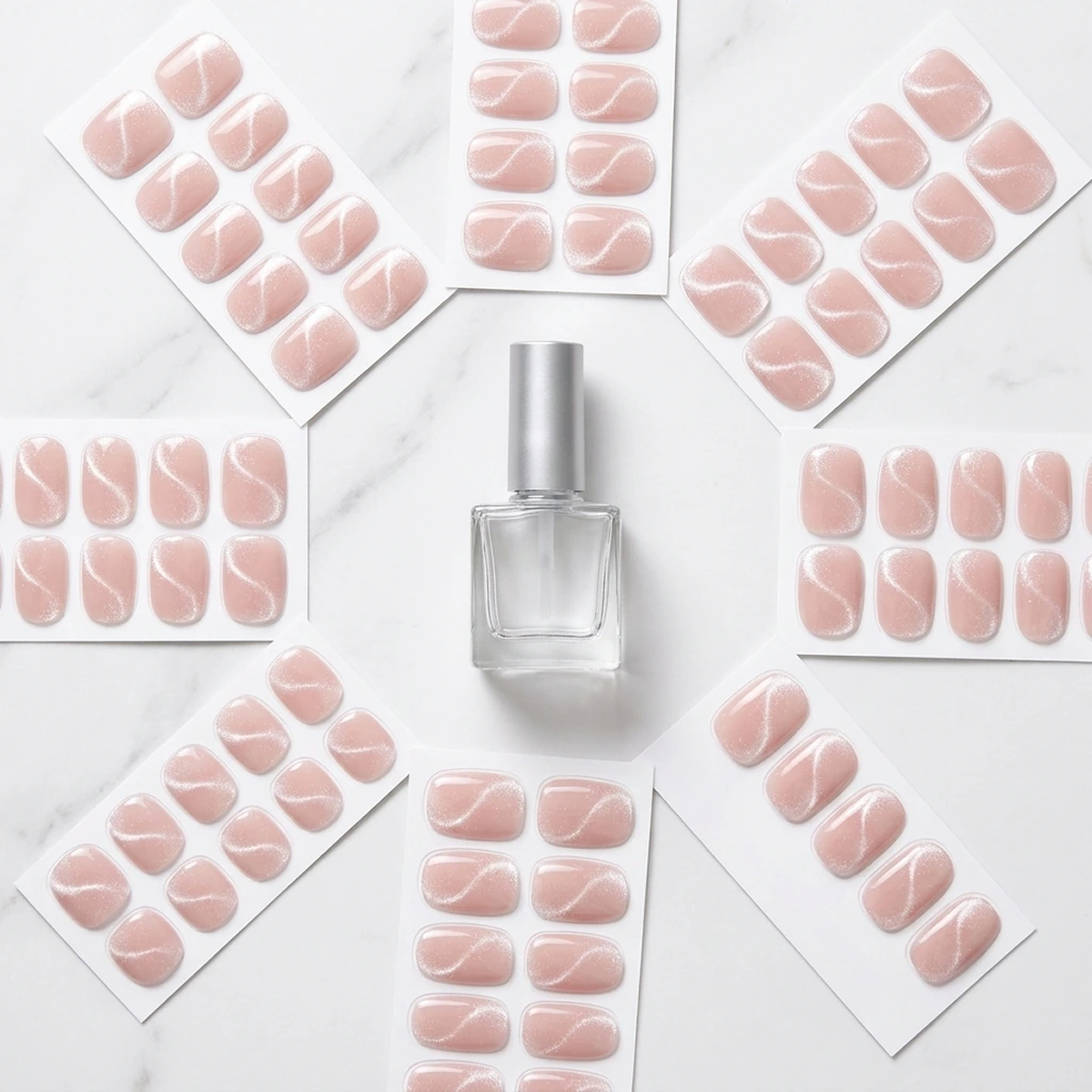 EDGE U - Wave Pink Magnet - Bandes pour Ongles