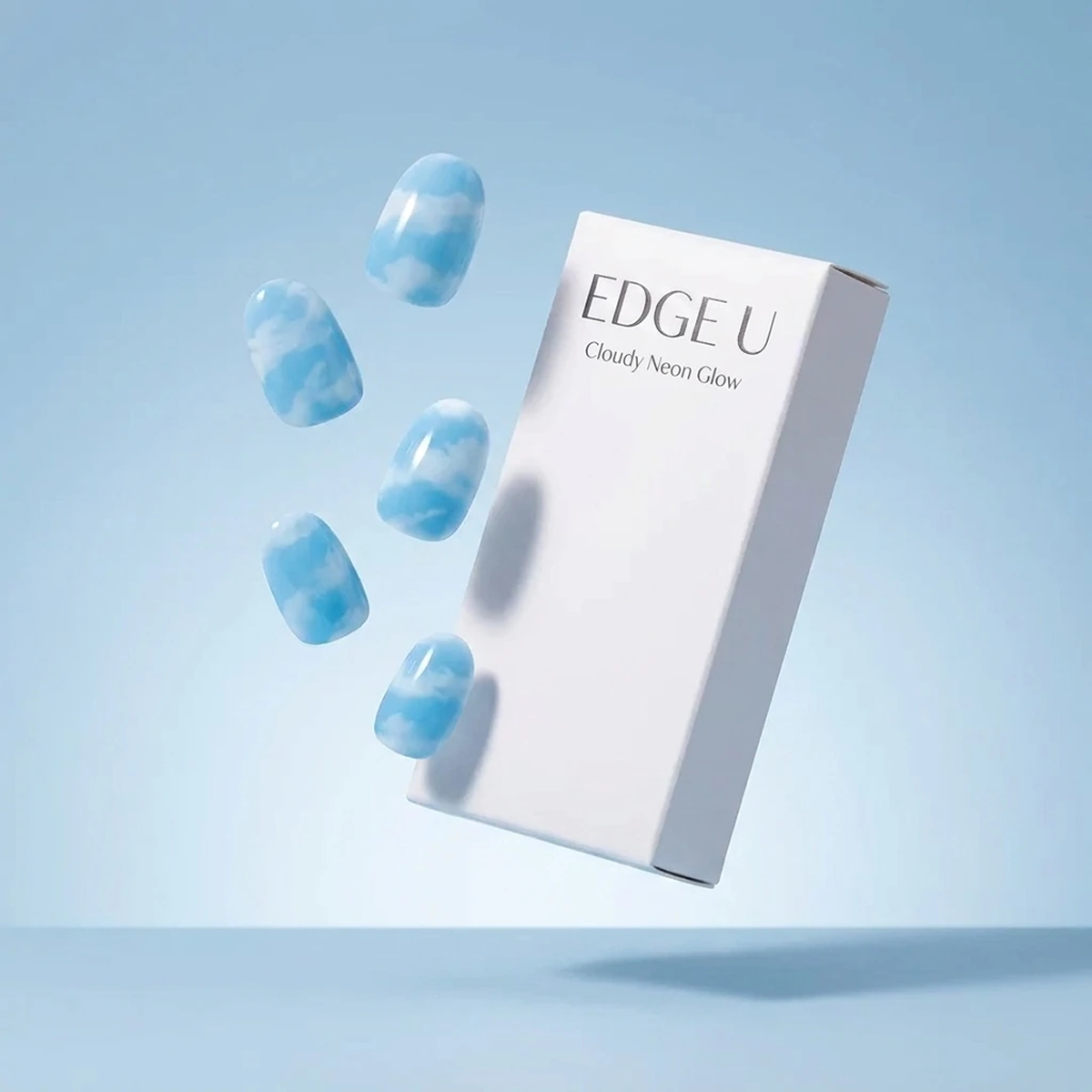 EDGE U - Cloudy Neon Glow - Bandes pour Ongles