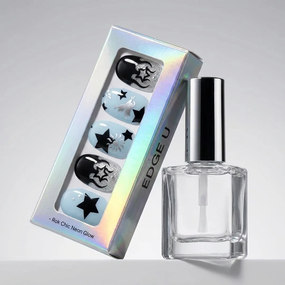 EDGE U - Rok Chic Neon Glow - Bandes pour Ongles