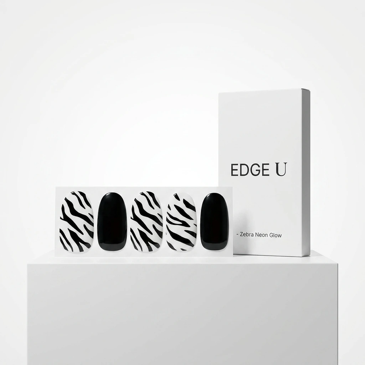 EDGE U - Zebra Neon Glow - Bandes pour Ongles