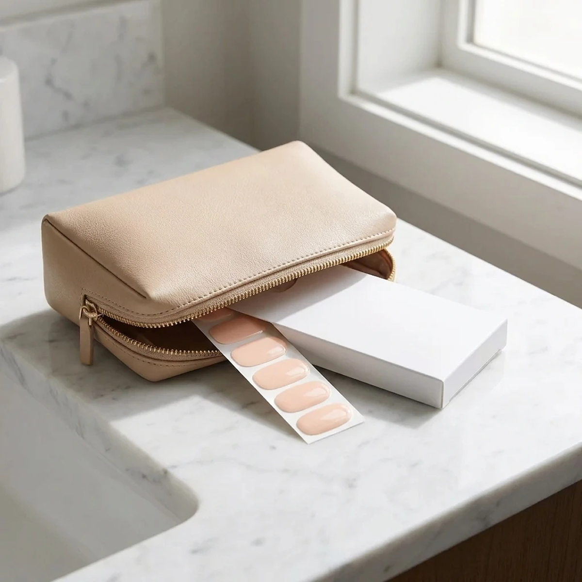 EDGE U - Cream Beige - Bandes pour Ongles