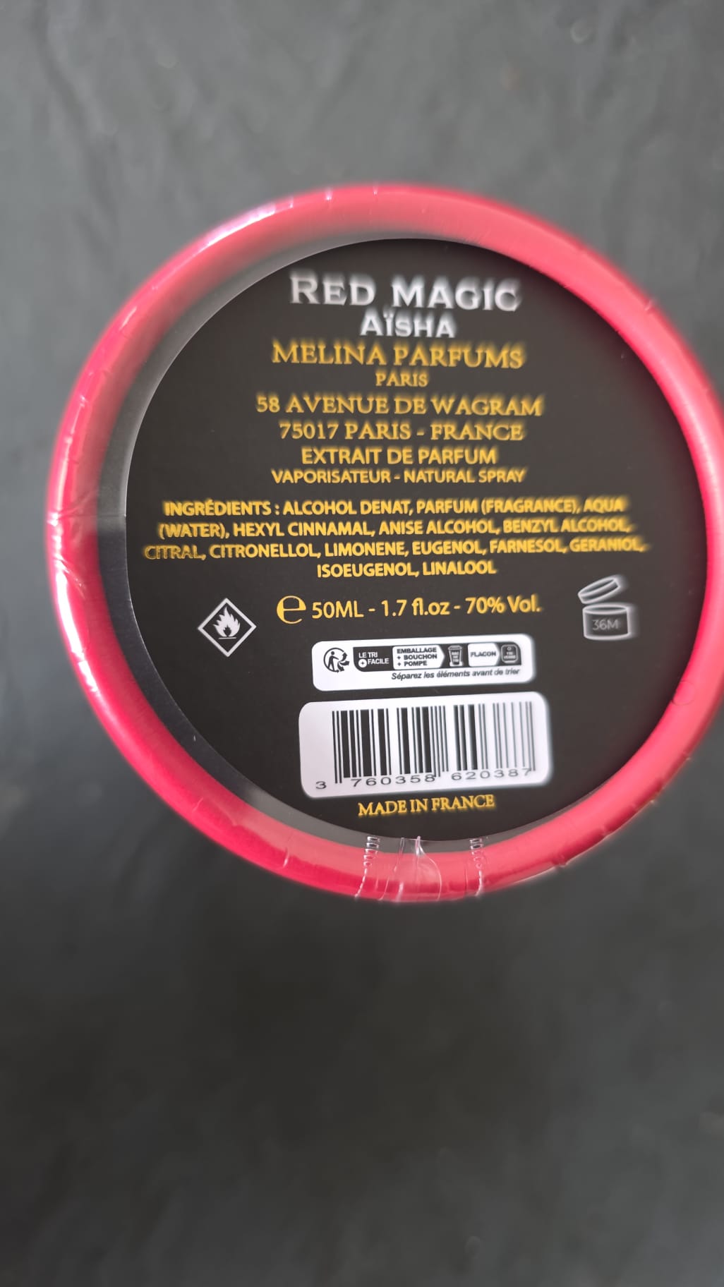 Melina Parfums - Red Magic Aïcha - Extrait de Parfum Mixte