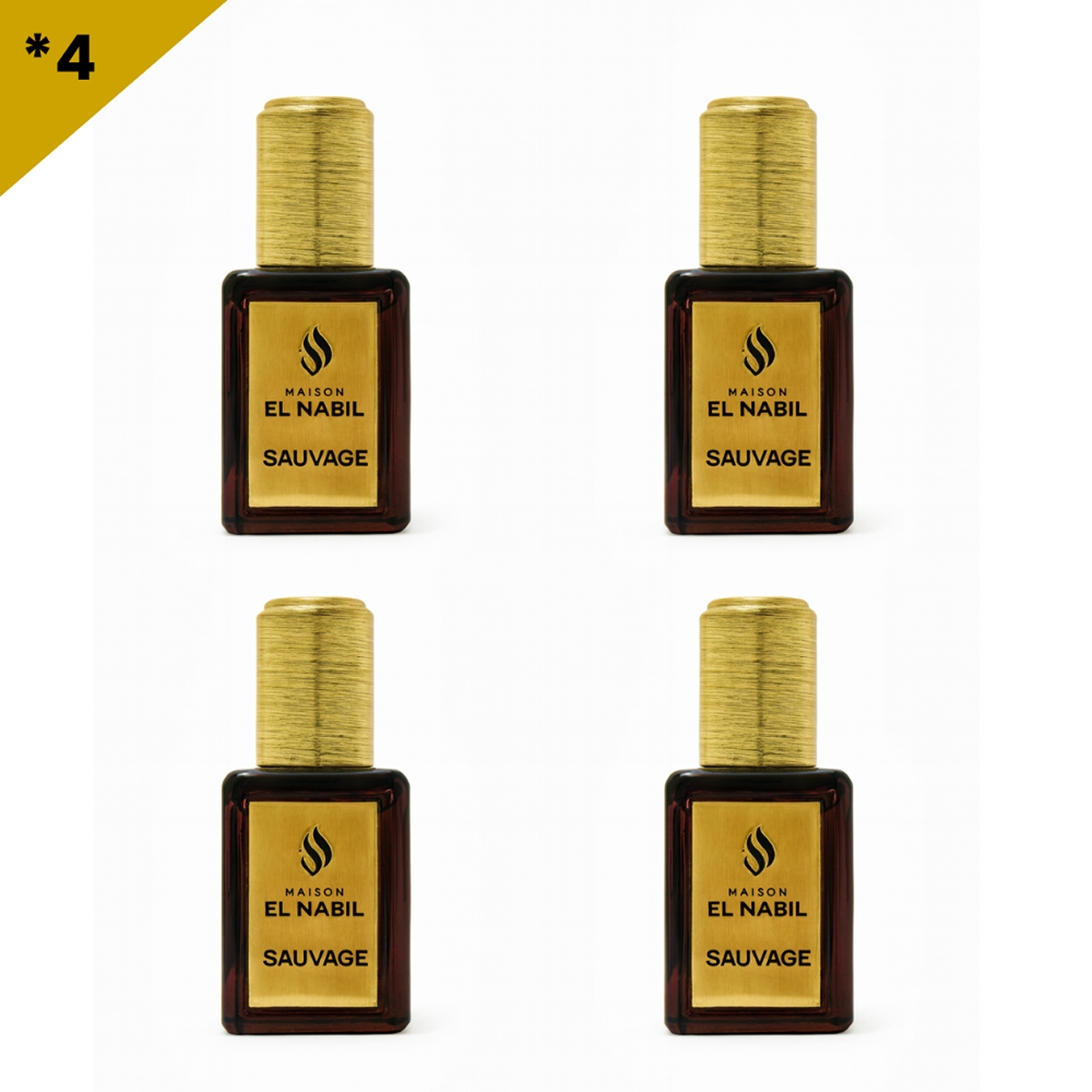 12*5ml el Nabil - Sauvage - Parfum Konzentrat Sans Alcool