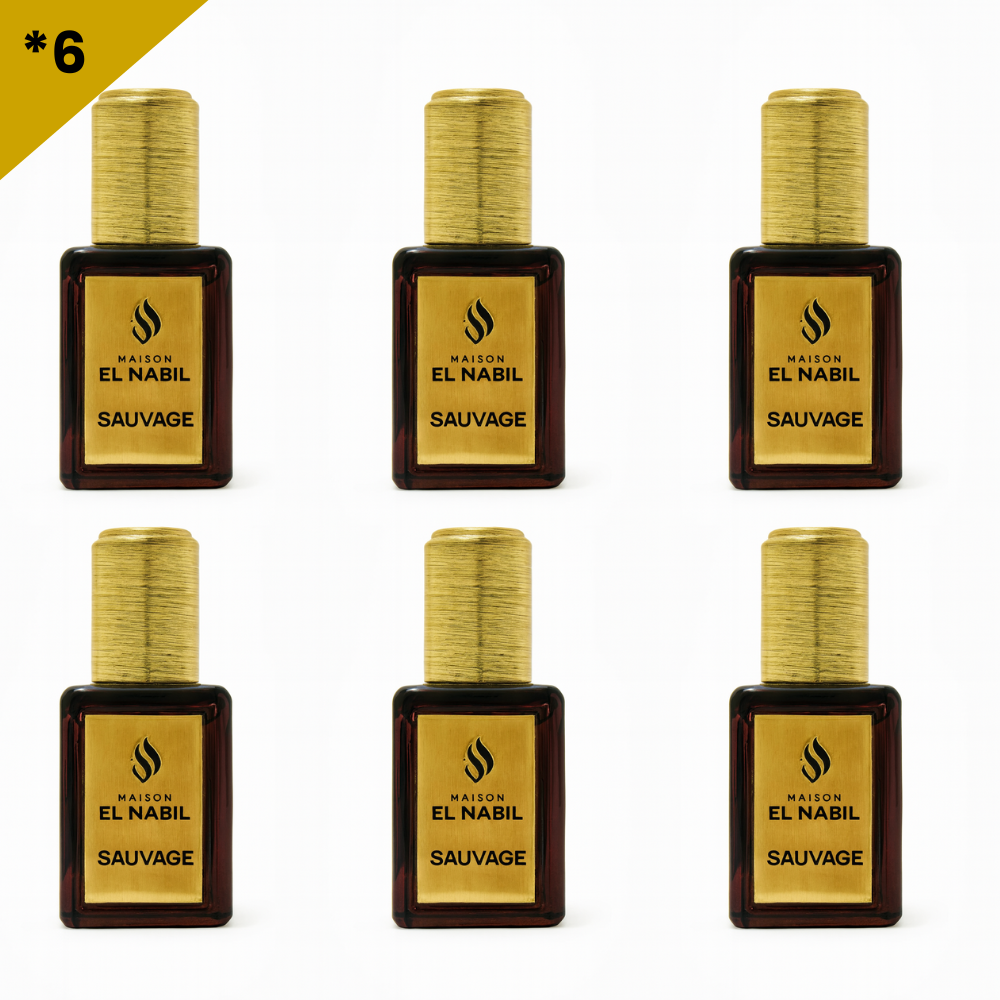 12*5ml el Nabil - Sauvage - Parfum Konzentrat Sans Alcool
