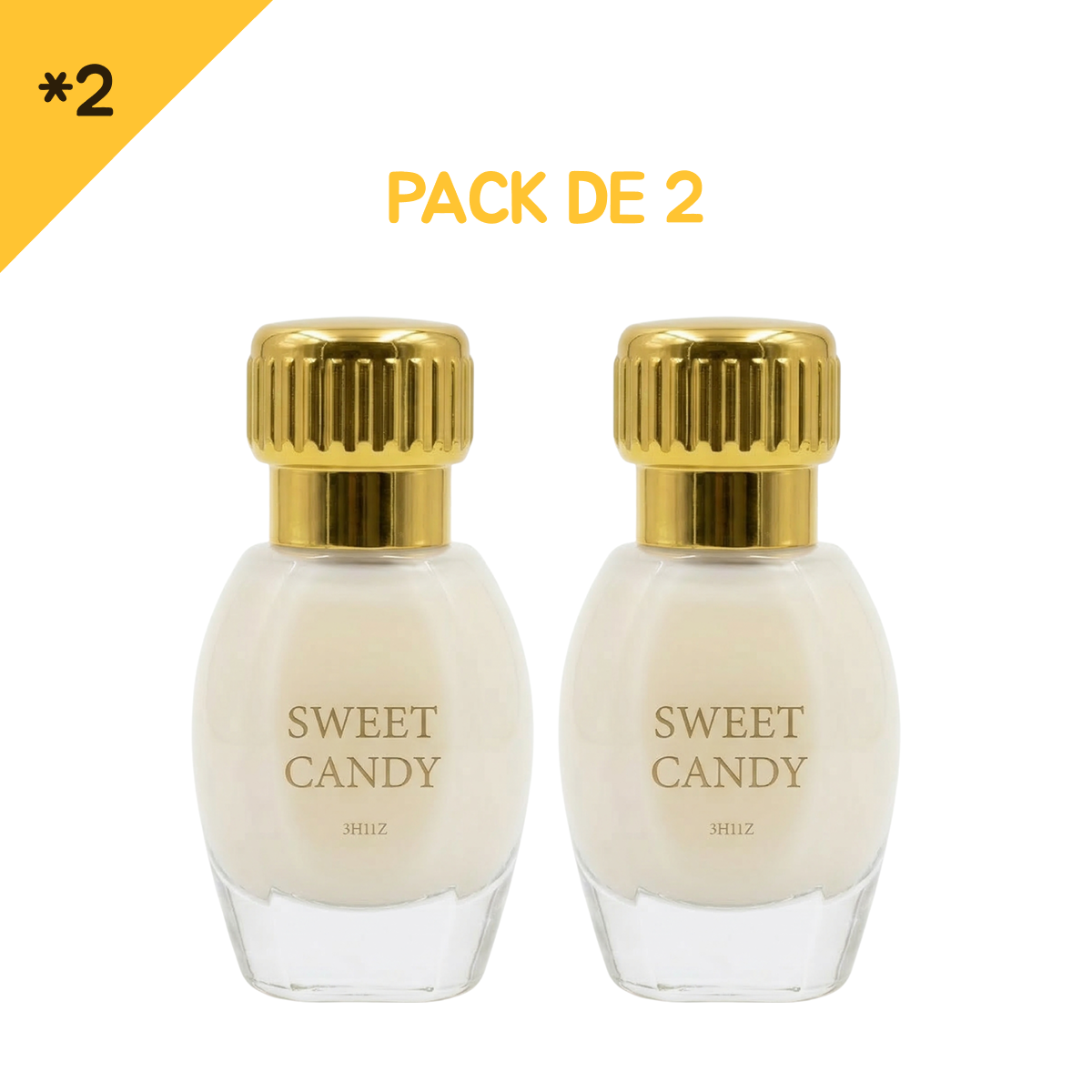 12ml * 2 Gris Montaigne - Musc Tahara Sweet Candy - Concentré de Parfum Mixte